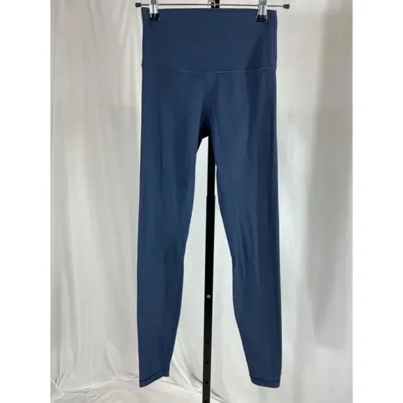 Lululemon Align High-Rise Ribbed Pant 28" TRUE NAVY Size 4 NWOT - Picture 6 of 7